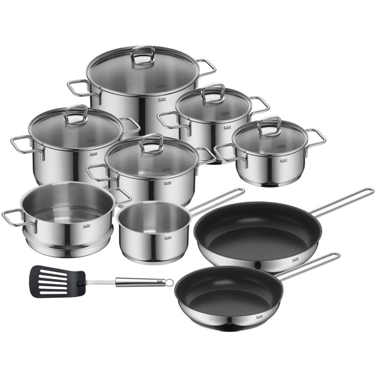 Rösle Topfset Elegance 10 Teilig Test Silit Alicante Topfset Induktion 10-Teilig, Kochtopf Set Mit Glasdeckel